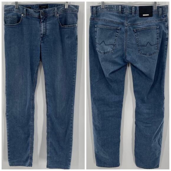 Alberto Other - ALBERTO Luxury Pipe Regular Fit Coolmax Lightweight Jeans Size 32 Preppy Casual